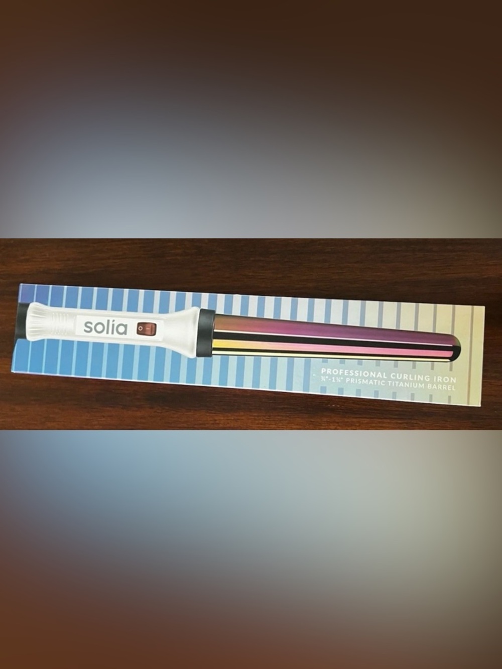 New Solia Professional Curling Iron 3/4” - 1 1/4” Prismatic Titanium Barrel - Picture 5 of 8